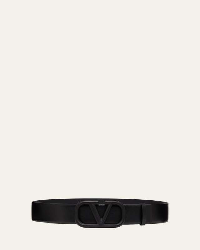 VLOGO Tonal Calf Leather Belt