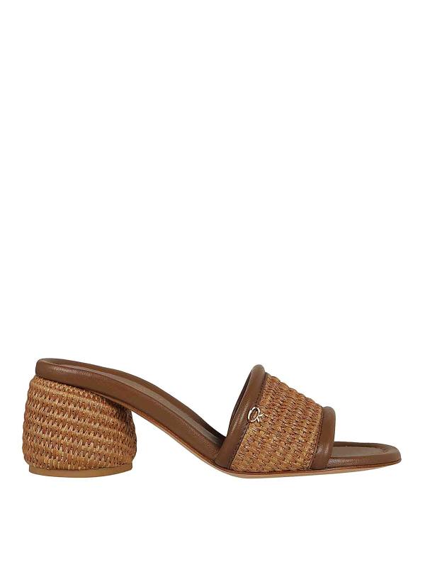Gianvito Rossi Mules - Marron