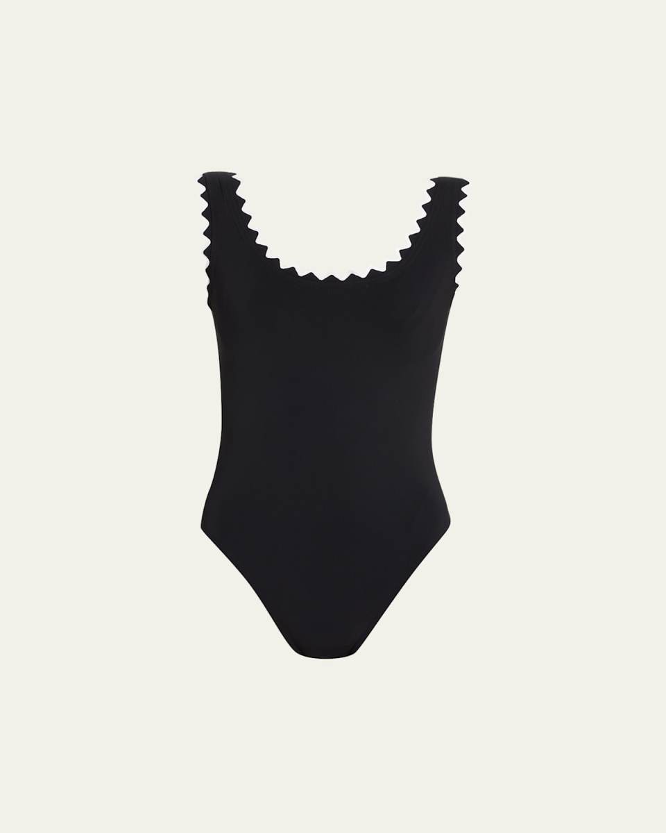 Amaya Round-Neck Tank One-Piece Swimsuit