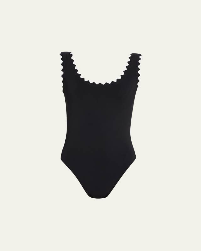 Amaya Round-Neck Tank One-Piece Swimsuit