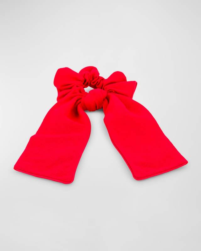 Red Bow Scrunchie