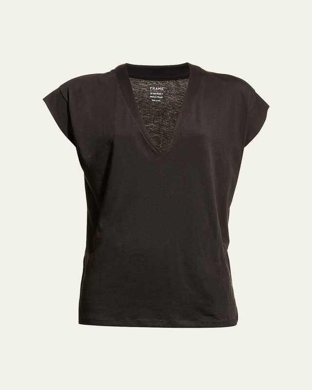 Le Mid Rise V-Neck T