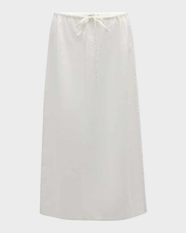 Monet Linen Midi Skirt