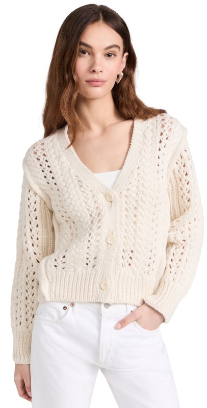 A. L.C. Chandler Cardigan Off White