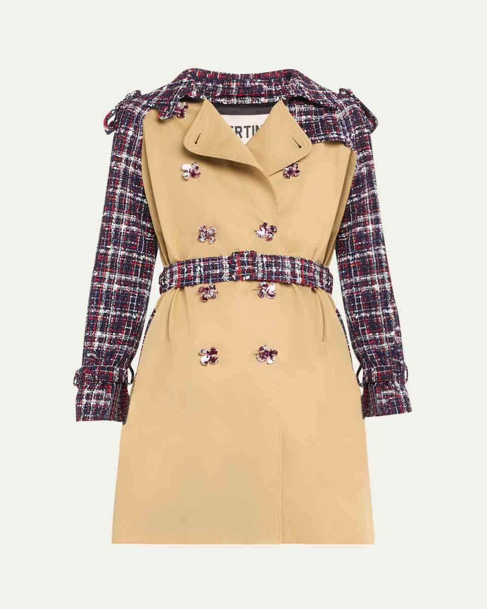 La Premiere Hybrid Belted Trench Coat