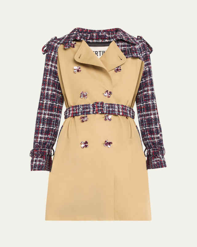 La Premiere Hybrid Belted Trench Coat