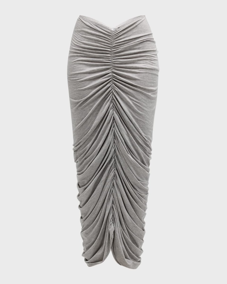 Shirred Long Skirt