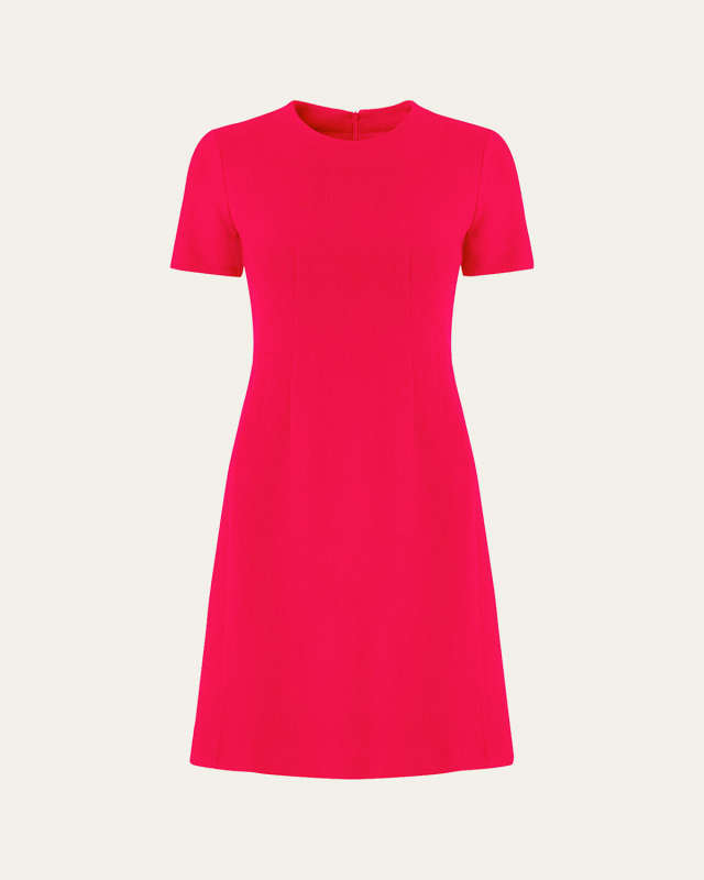 Double-Face A-Line Dress