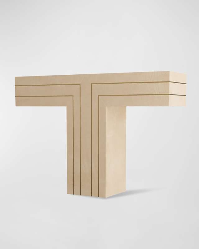 Romeo Leather Console Table