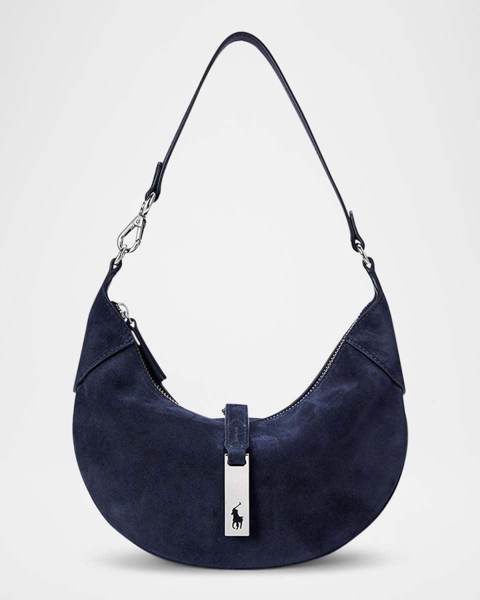 Polo ID Mini Suede Shoulder Bag