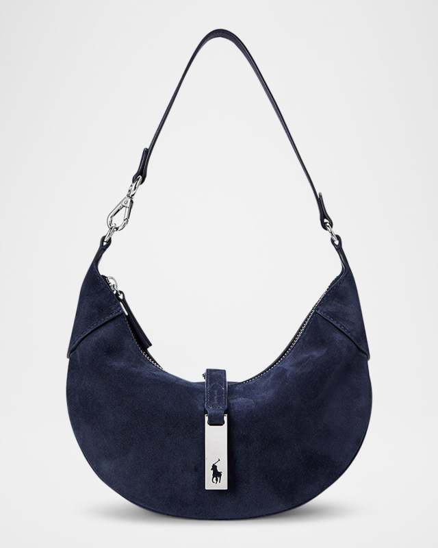 Polo ID Mini Suede Shoulder Bag