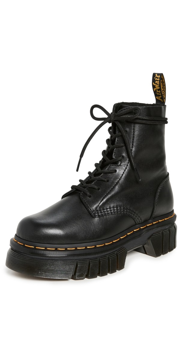 Dr. Martens Audrick 8-Eye Combat Boots Black
