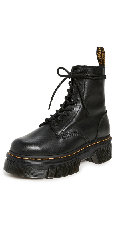 Dr. Martens Audrick 8-Eye Combat Boots Black