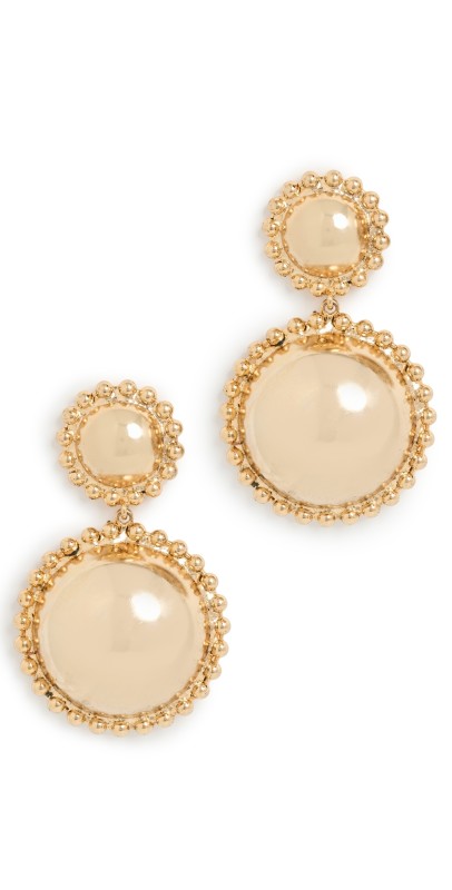 LELET NY Lucia Dome Earrings Gold