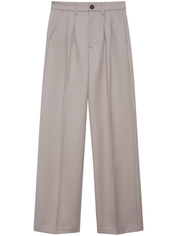 Carrie pressed-crease tailored trousers