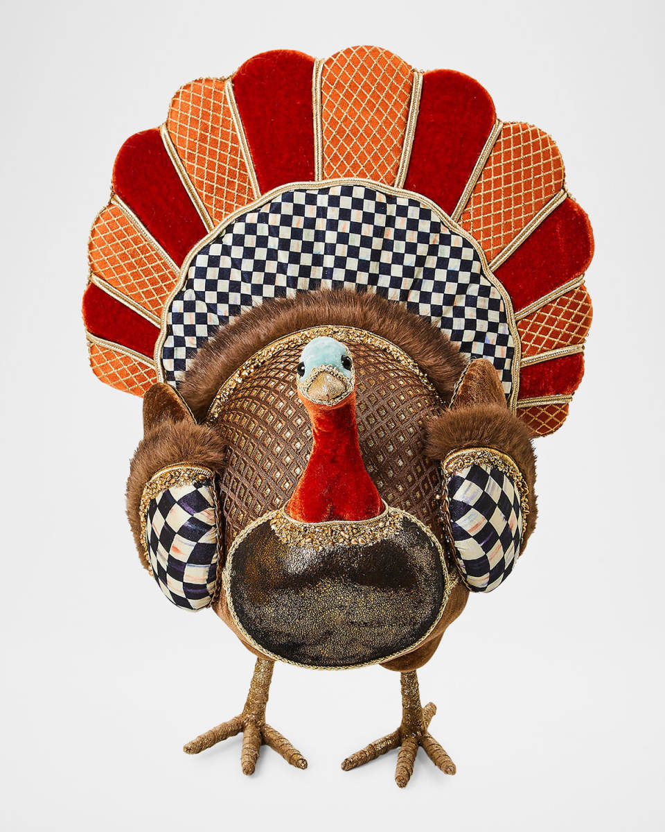 Autumnology Velvet Turkey Figurine