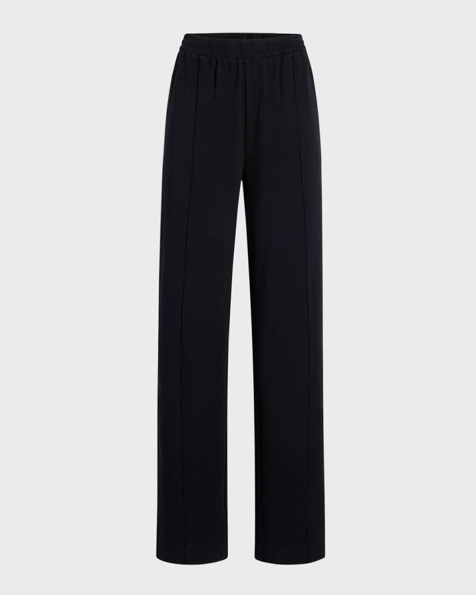 Luxe Seamed Wide-Leg Lounge Pants