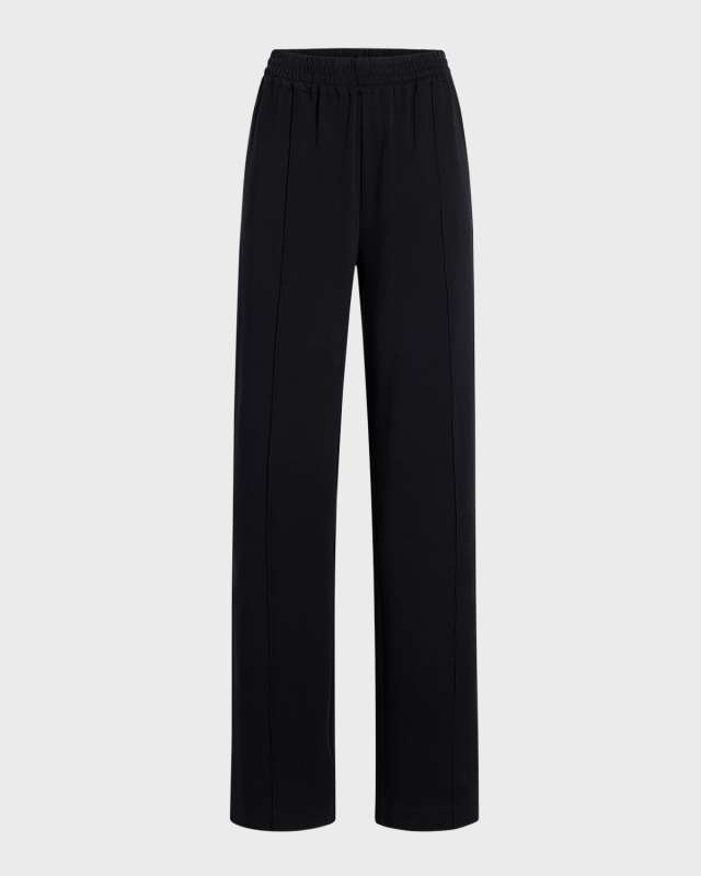 Luxe Seamed Wide-Leg Lounge Pants