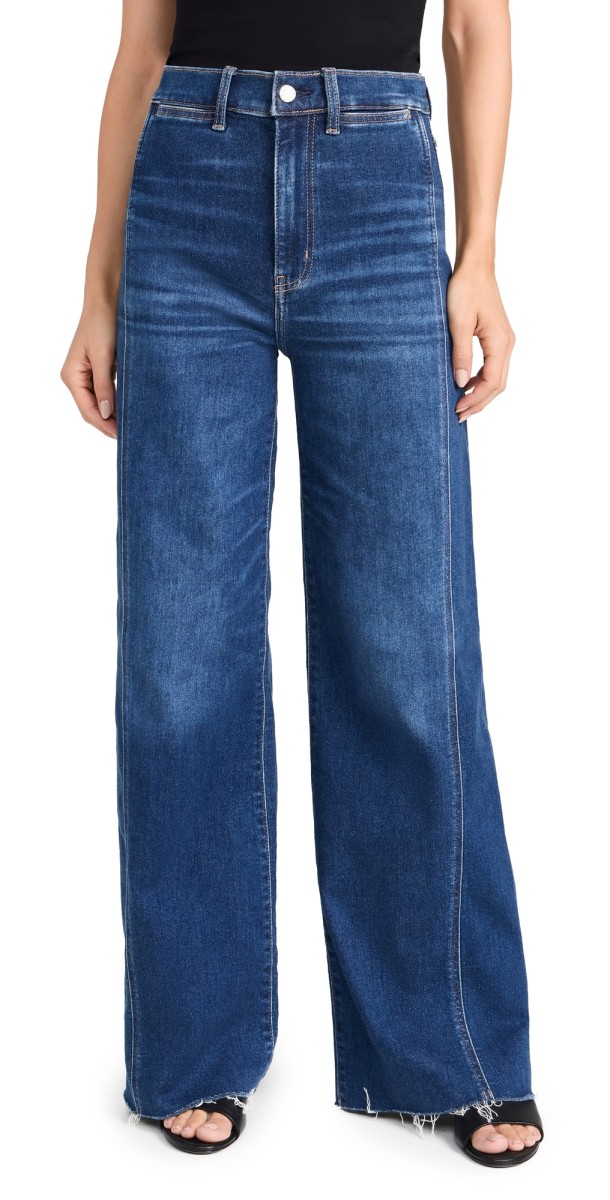 DAZE Far Out Seam Wide Leg Jeans Waterfall