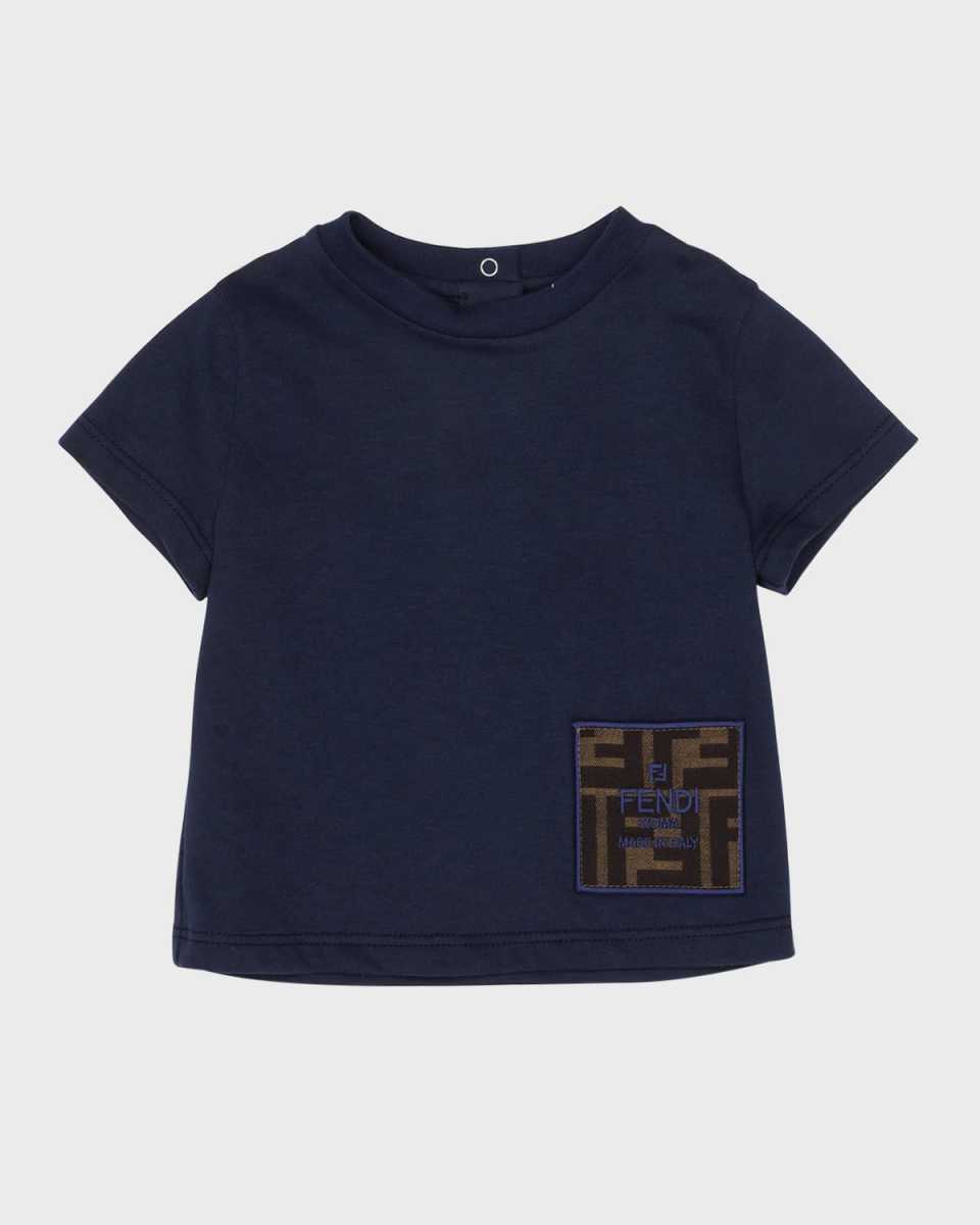Kid's FF Square Short-Sleeve T-Shirt, Size 6M-24