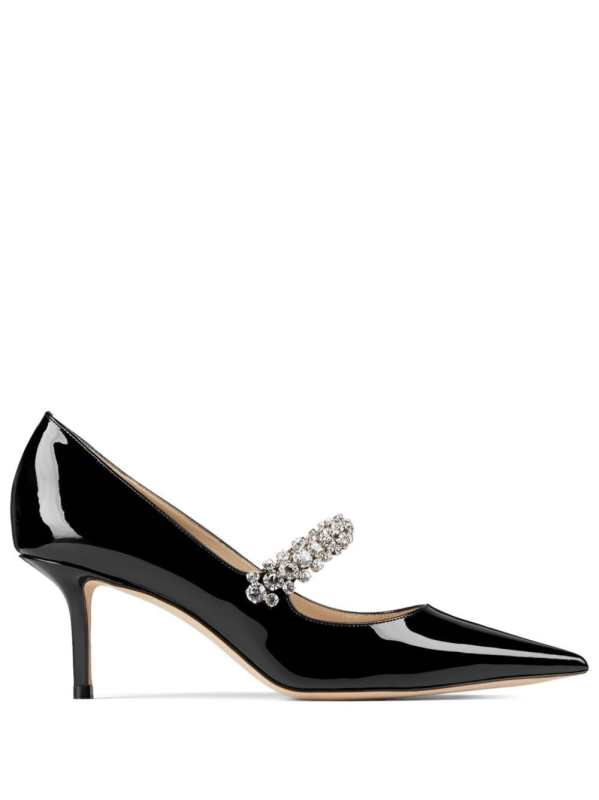 Bing 65mm patent leather pumps