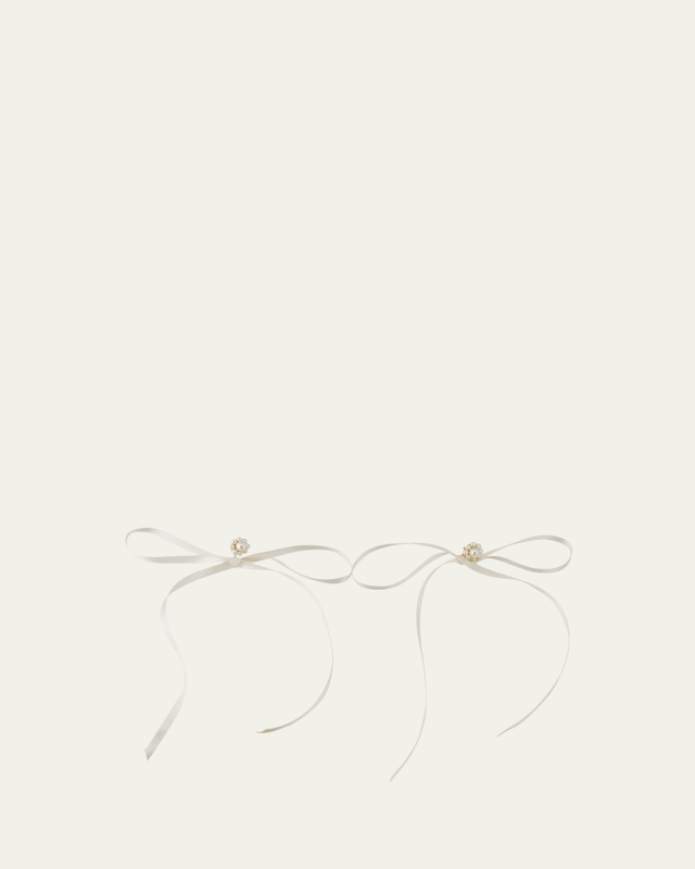 Bow Ribbon Stud Earrings
