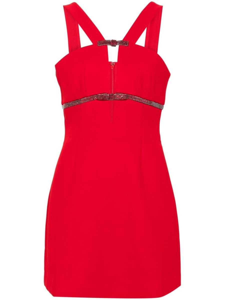 crepe mini dress