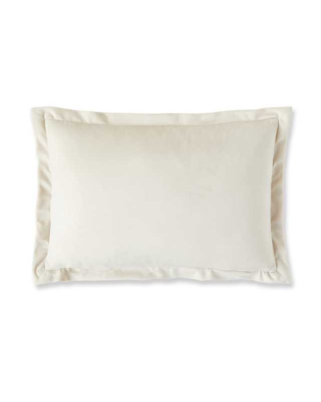 Elliman Velvet Boudoir Pillow, 13" x 19"