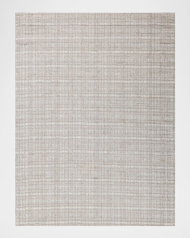 Alpine Hand-Loomed Beige & Ivory Rug, 9' x 12'