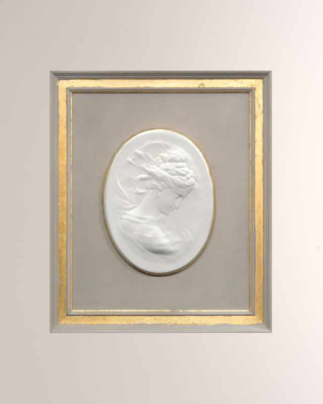 "French Nouveau I" Framed Cameo Wall Art