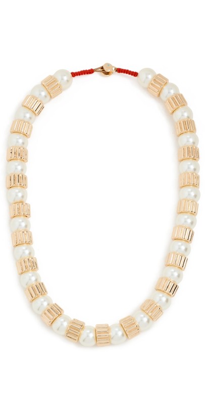 Roxanne Assoulin The Swan Necklace Shiny Gold/Ivory