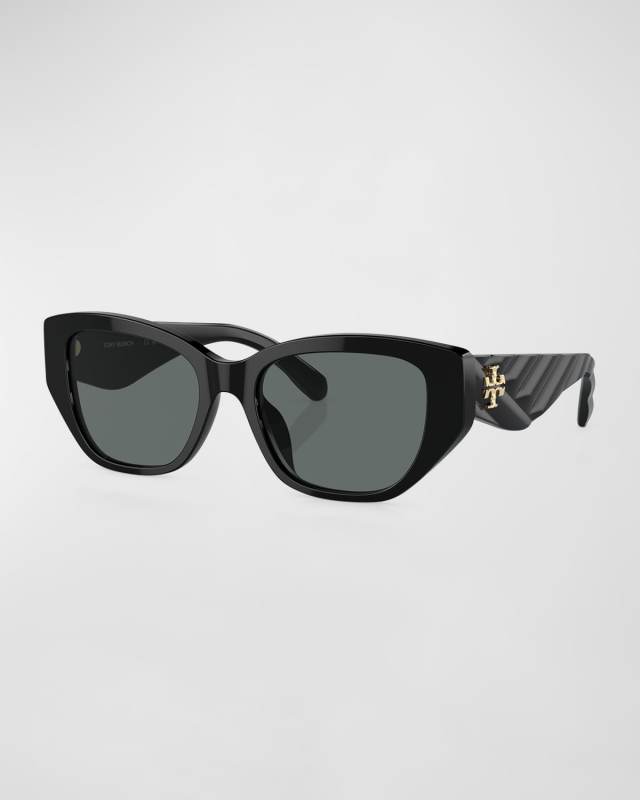 Kira Quilted Acetate Cat-Eye Sunglasses