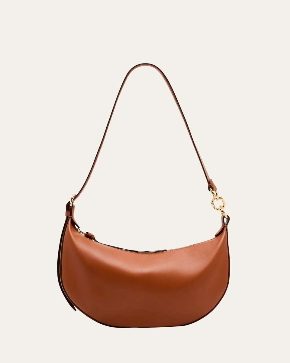 Twyla Small Calf Leather Hobo Bag