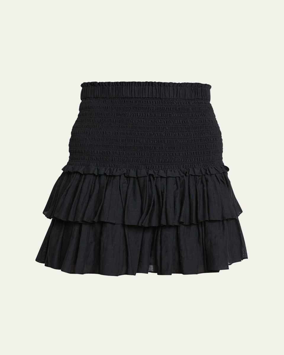 Naomi Smocked Mini Skirt