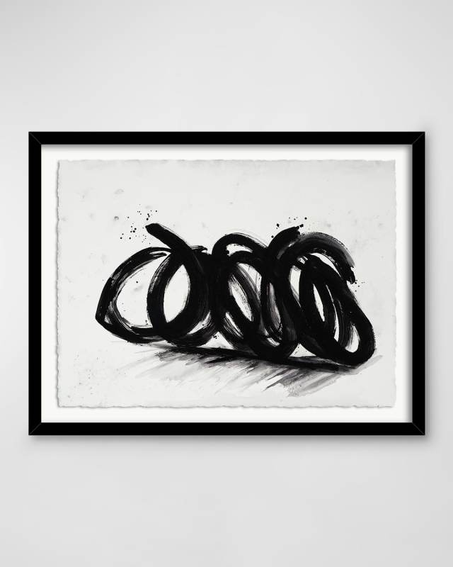 "Vital 4" Framed Hand-Embellished Giclee by H. Scott