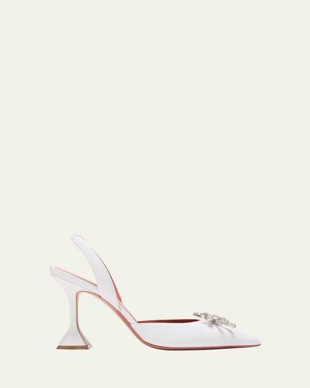 Rosie Napa Crystal Bow Halter Pumps