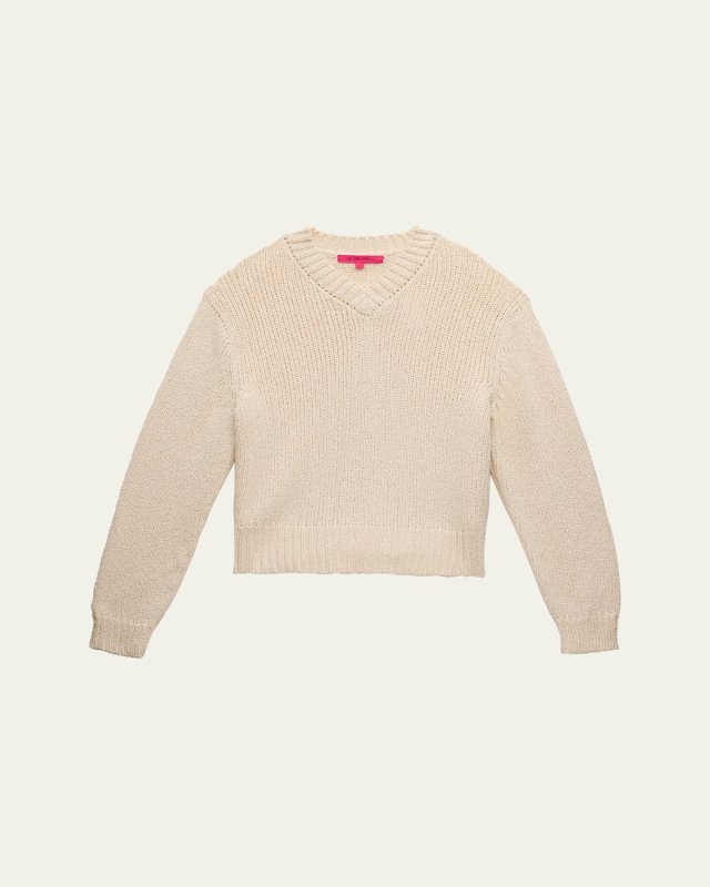 Nora Boxy V-Neck Sweat