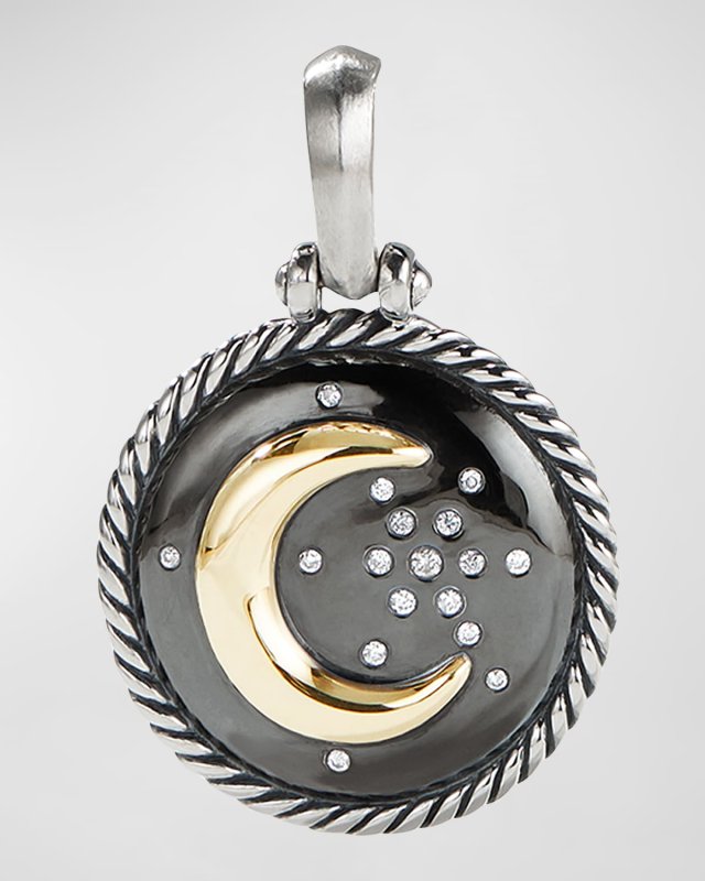 Moon and Star Pendant