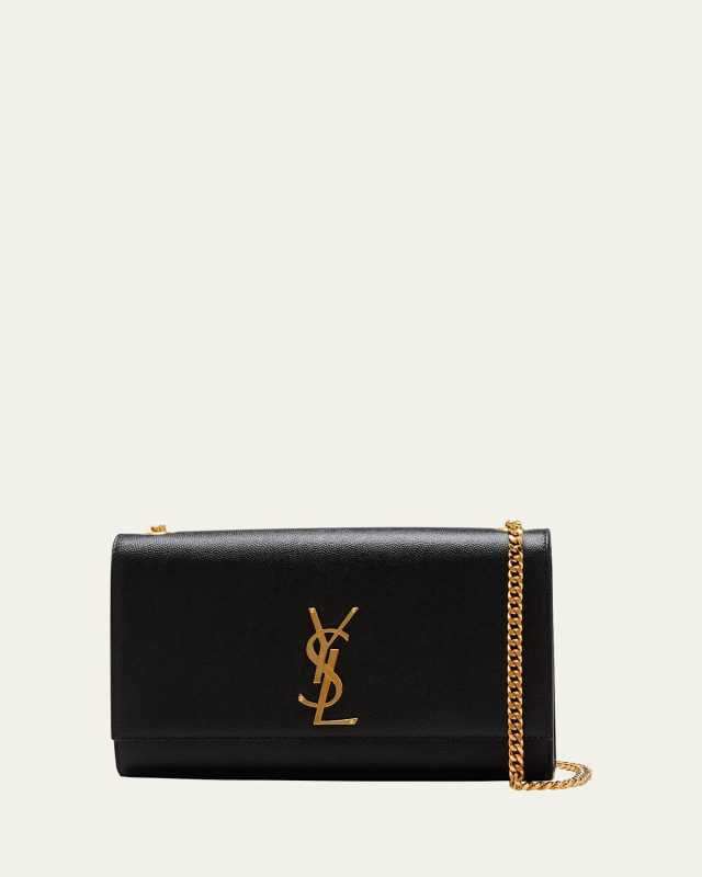Kate Medium YSL Crossbody Bag in Grained Leather