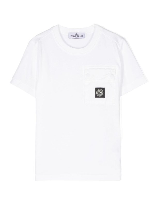 Compass-motif cotton T-shirt