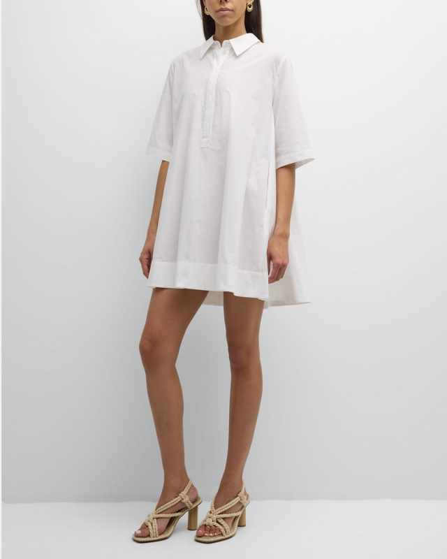 Perle Poplin Mini Dress