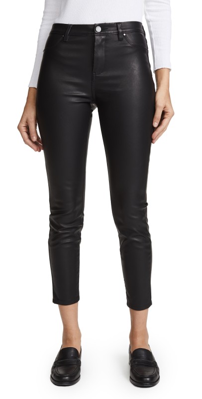 BLANKNYC The Principle Mid Rise Vegan Leather Skinny Pants Daddy Soda