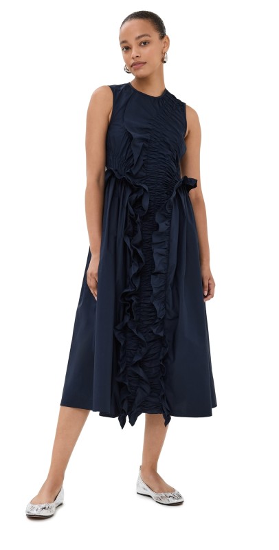 Cecilie Bahnsen Ole Dress Navy
