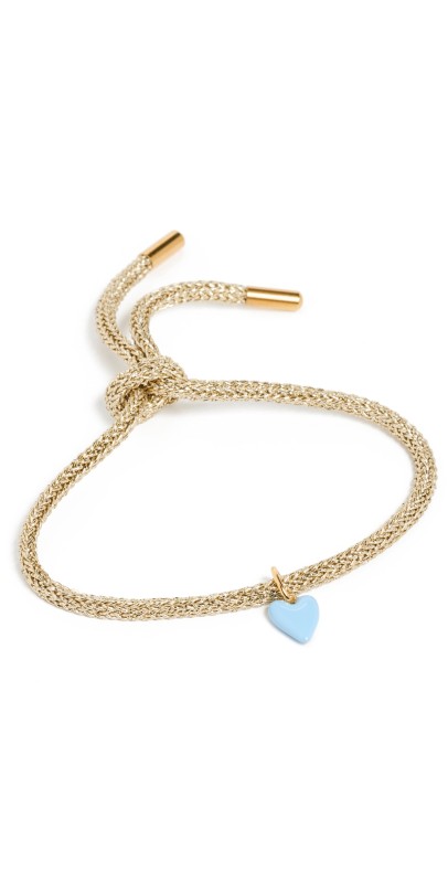 HART Metallic Bracelet with Blue Heart Charm Gold/Blu