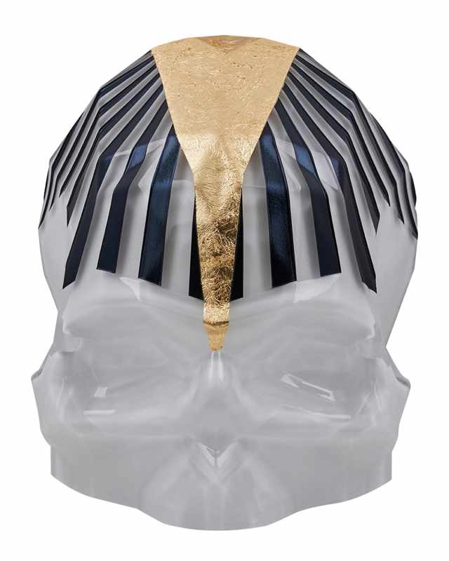 Rock and Pop Large Faceted Skull