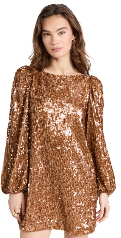 byTiMo Sequinsini Dress Golden