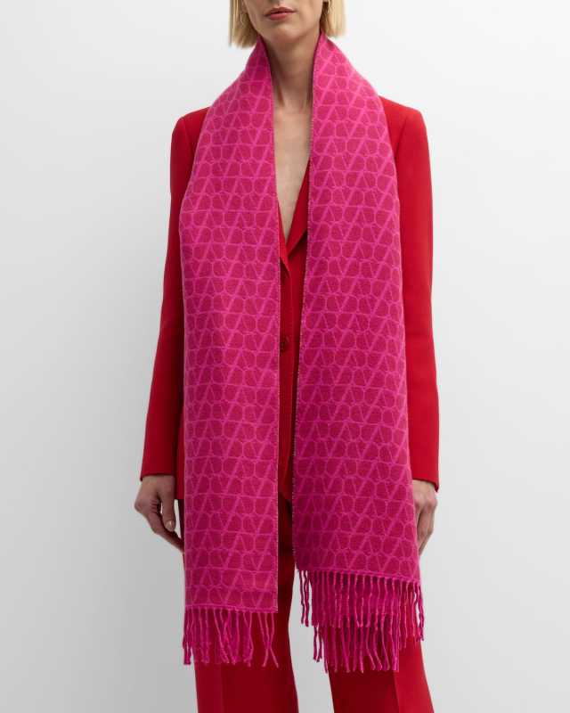 Toile Iconographe Jacquard Cashmere-Blend Stole