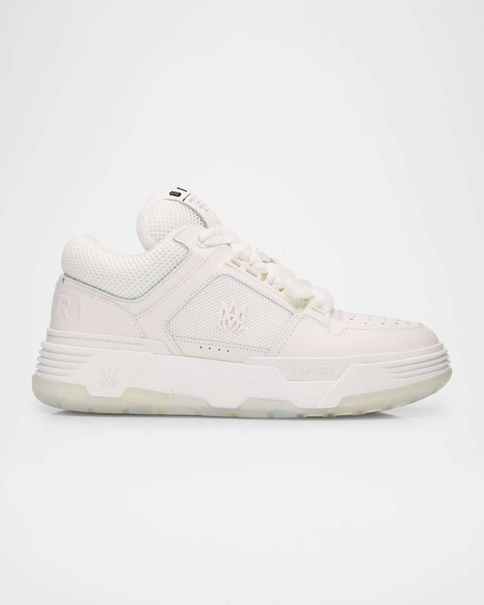 MA-1 Leather Mesh Sneakers