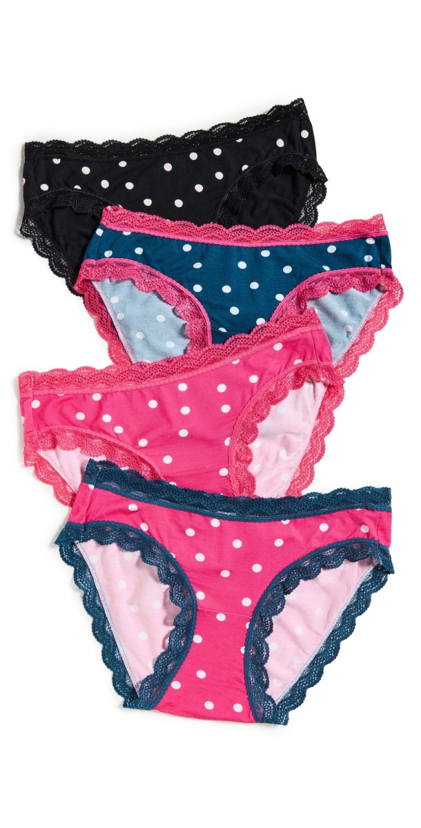 Stripe & Stare The Original Knicker Four Pack Vintage Spot