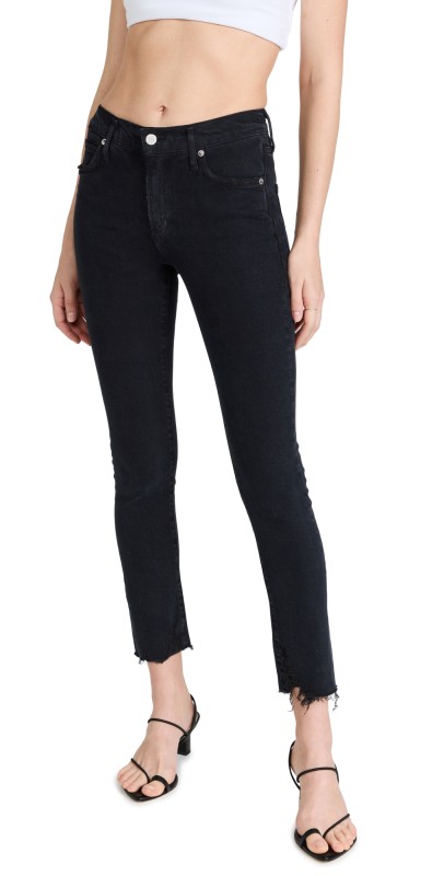 AGOLDE Toni Mid Rise Straight Jeans Feral